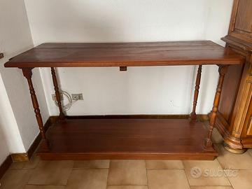 Console in legno massello stile classico
