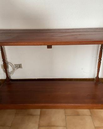 Console in legno massello stile classico