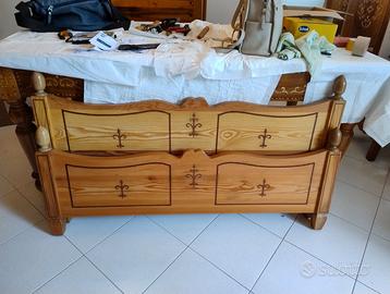 Spalliere letto in legno