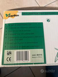 Set lampade da giardino