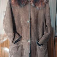 Pelliccia di montone scamosciato 