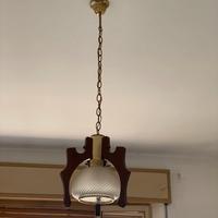 Coppia di lampadari vintage anni 60/70