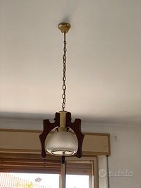 Coppia di lampadari vintage anni 60/70