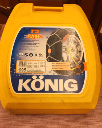 catene da neve nuove mai usate Konig T 2