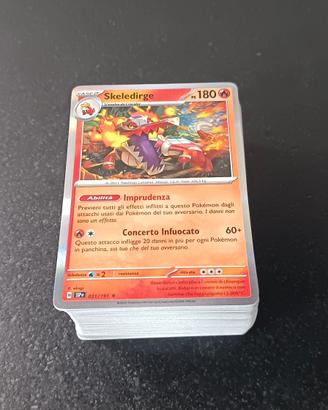 Mazzo +100 carte Pokemon con brillanti Lotto 7