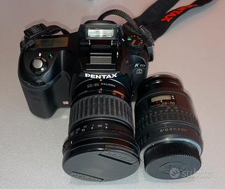 Pentax K10 D  con obbiettivo  18/35