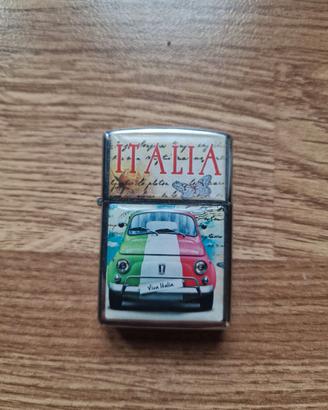 Accendino Benzina Fiat 500 Vintage tipo Zippo