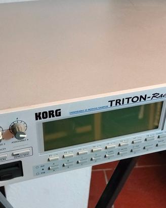 Korg Triton Rack + Roland JV-1080 + Yamaha 01X – L