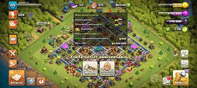 Clash of Clans TH12 MAX + SC 8 MAX