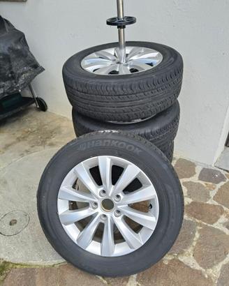 Set Gomme cerchi Volkswagen maggiolino