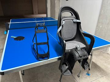 Seggiolone bici POLISPORT con portapacchi