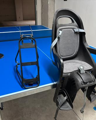Seggiolone bici POLISPORT con portapacchi