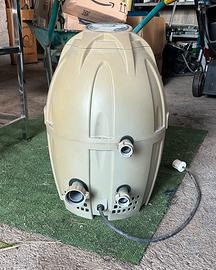 Pompa di filtraggio e riscaldamento piscina