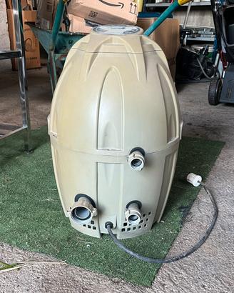 Pompa di filtraggio e riscaldamento piscina