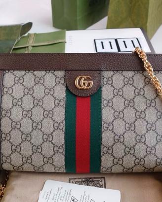 Borsa a tracolla Gucci Ophidia Envelope, piccola