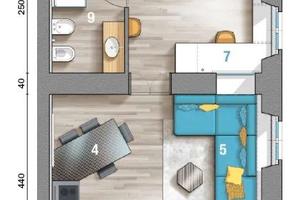 Bilocale con mansarda a 850 euro SPESE INCLUSE