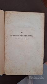 libro antico Battaglie navali 