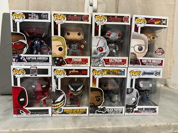 Funko Pop Lotto Marvel (8 pezzi)
