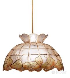 lampadari in  madreperla stile tiffany