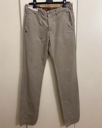 Pantaloni uomo/ragazzo chino 40 Weft beige