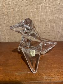 Posacenere origami cristallo Vannes le Chatel
