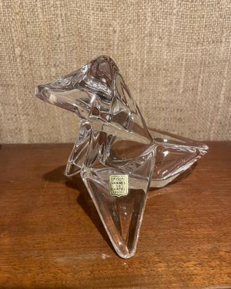 Posacenere origami cristallo Vannes le Chatel