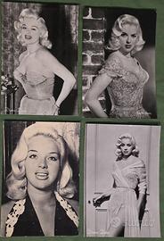 4 fotografie dell' attrice  Diana Dors