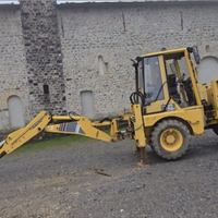 Terna 65ql Komatsu WB70A targa+forche braccio tele