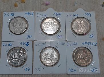 lotto monete regno d'Italia 