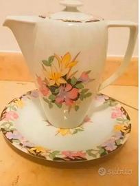 Tegliera Con Piatto Porcelaine T.Limoges Vintage