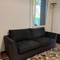 Divano in pelle scamosciata made in italy