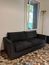 Divano in pelle scamosciata made in italy