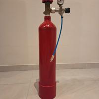 Bombola CO2 per acquari ricaricabile 