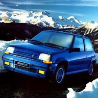 Depliant Originale Renault 5 GT Turbo Blue Sport