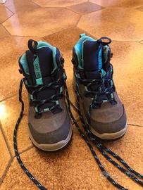 Scarpe trekking bambino MH500 impermeabili grigie