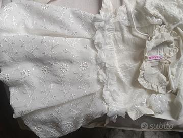 abito elegante bimba battesimo 