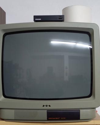 televisore mivar con decoder in perfetto stato usa
