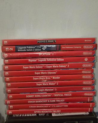  13 giochi  nintendo switch  290 euro trqttabili