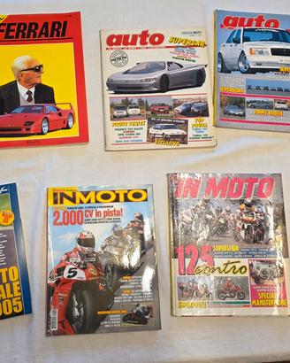 Riviste auto e moto anni '90 e 2000