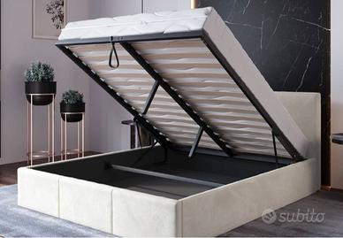 Letto matrimoniale con contenitore