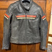 Giubbotto in pelle da moto per donna