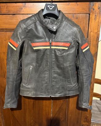 Giubbotto in pelle da moto per donna