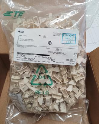 Header Housing Assy EP 2.5 RA - 5 pos. 1744426-5