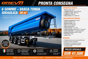 SEMIRIMORCHIO VASCA TONDA - IDRAULICA - 30 METRI C
