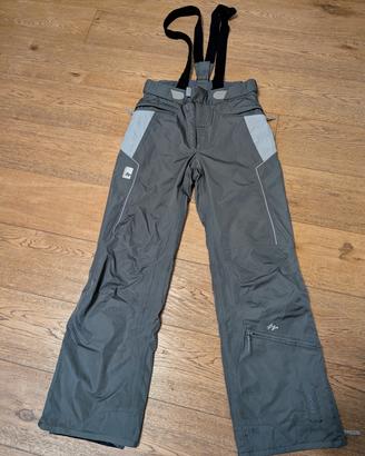 Pantaloni da sci uomo Quechua con bretelle 