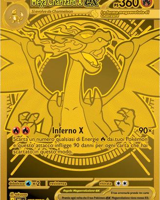 Charizard Gold Fiamme Spettrali (Lotto)