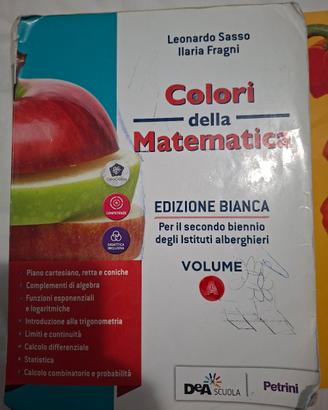 Libro scolastico " Colori della matematica "