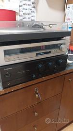 Sterio HI-FI Pioneer Impianto Completo 3 Pezzi