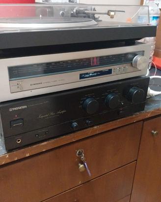 Sterio HI-FI Pioneer Impianto Completo 3 Pezzi