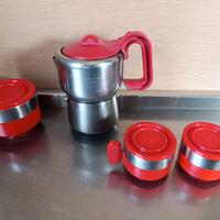 Set anni 80 Lagostina con Vassoio anni 70